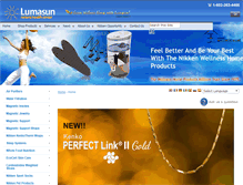 Tablet Screenshot of lumasun.com